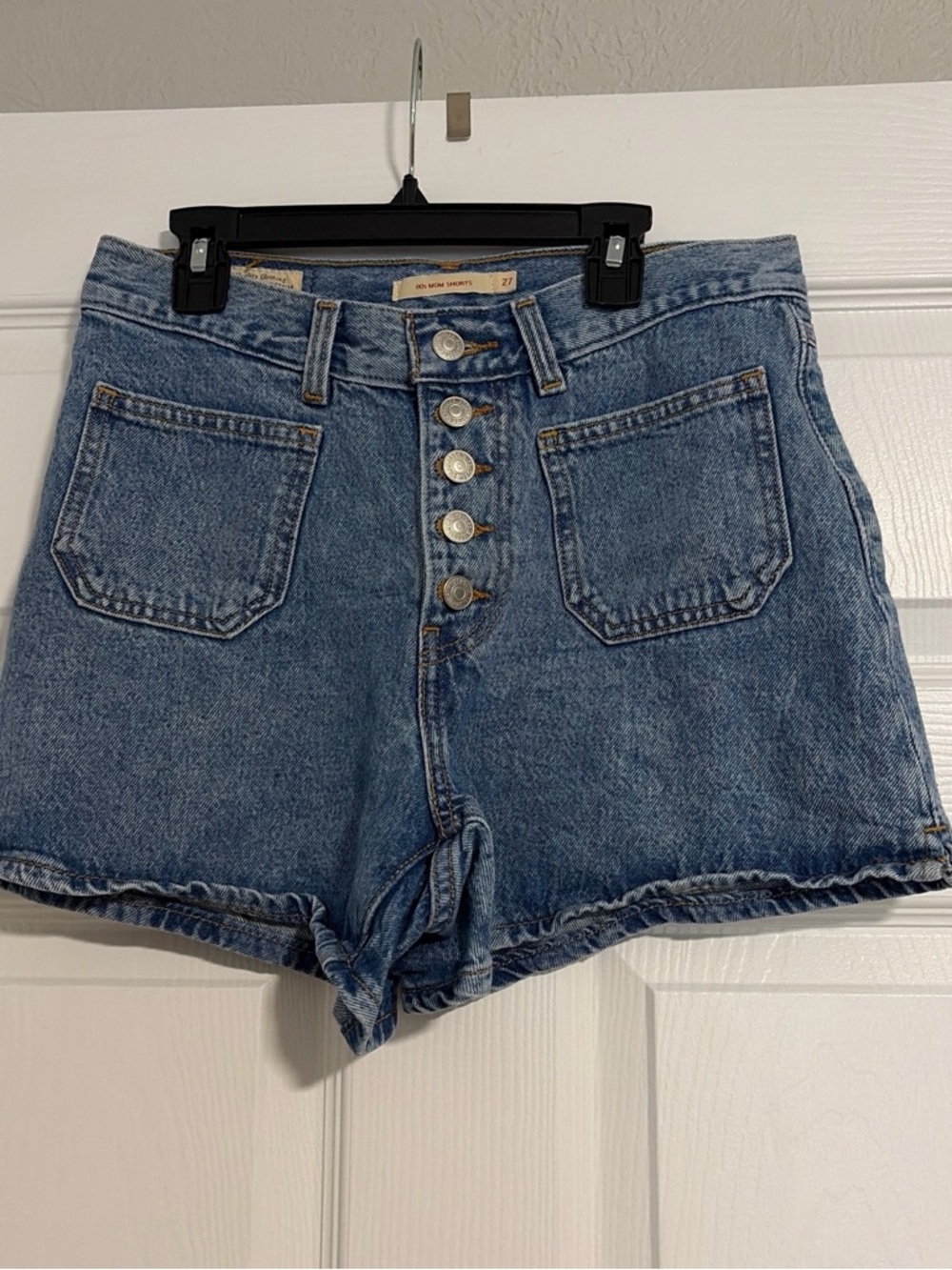 Levi's Vintage Blue Denim Button-Fly Women's Shorts